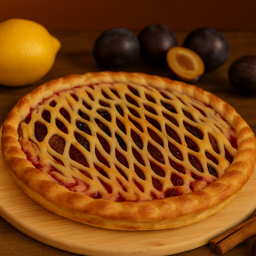 Pastete mit Pflaumen