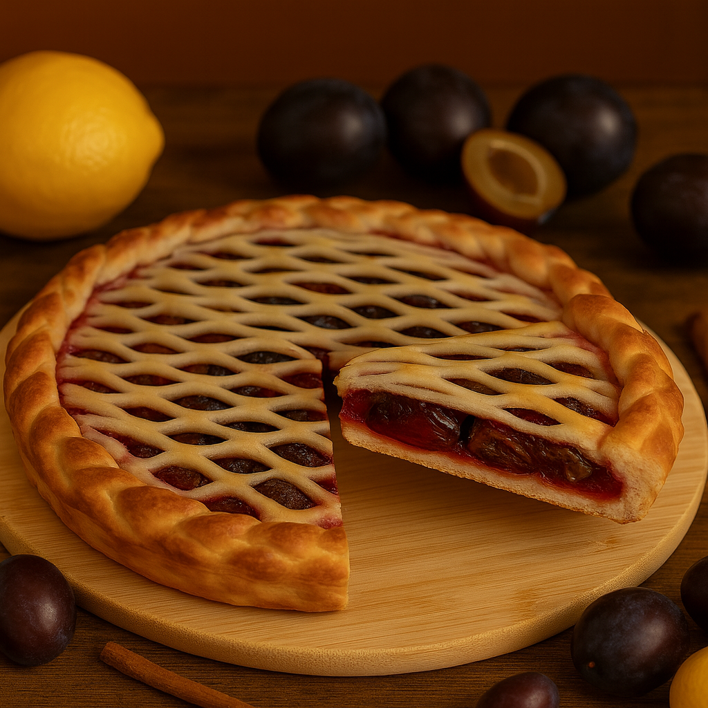 Pastete mit Pflaumen