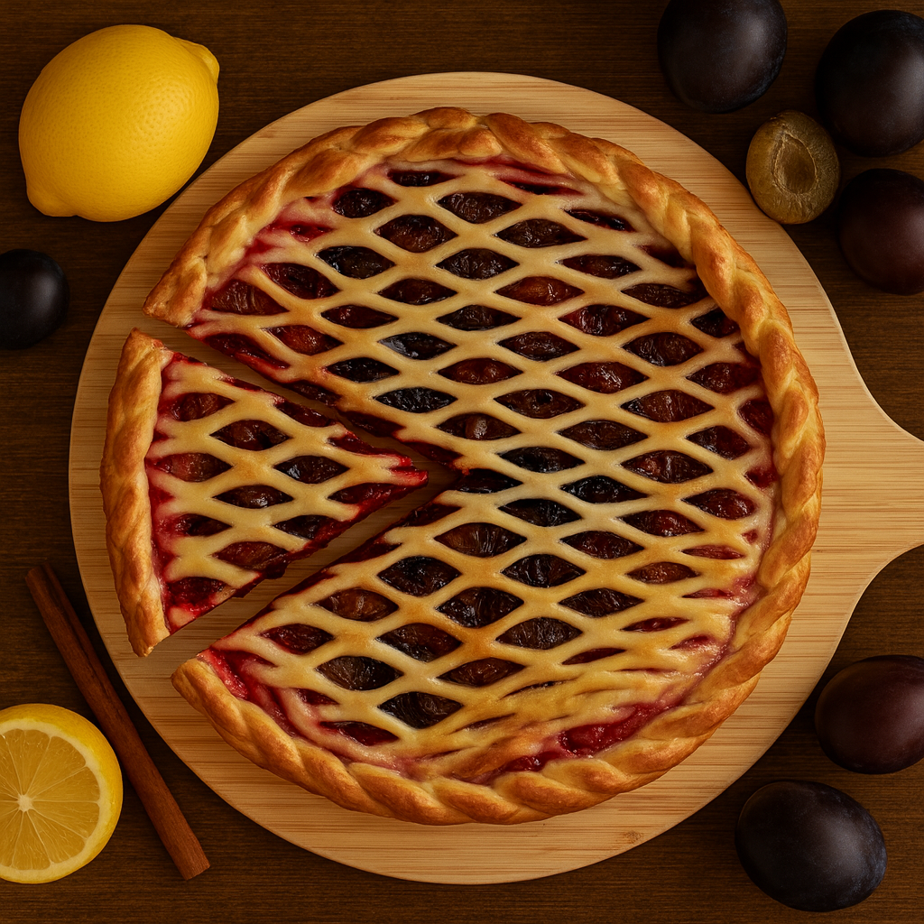 Pastete mit Pflaumen