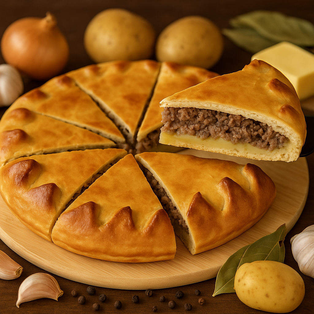 Pastete mit Kartoffeln und Fleisch