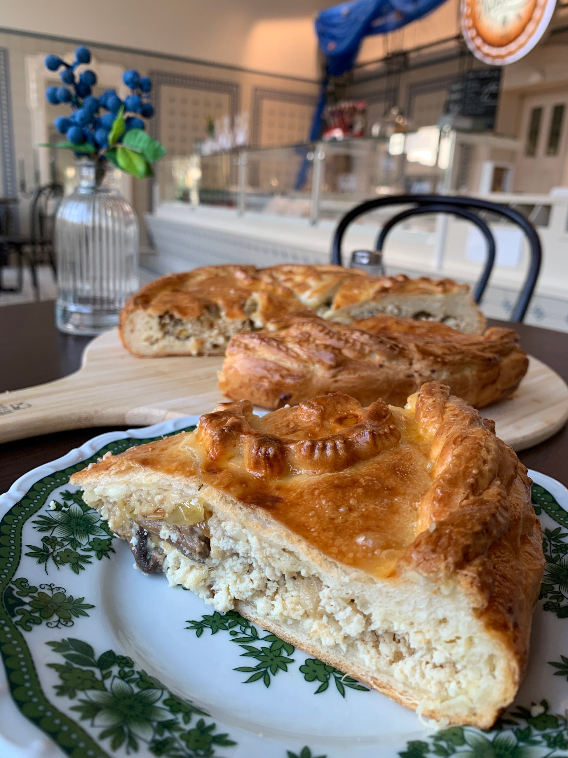 Pastete mit Hähnchen und Champignons