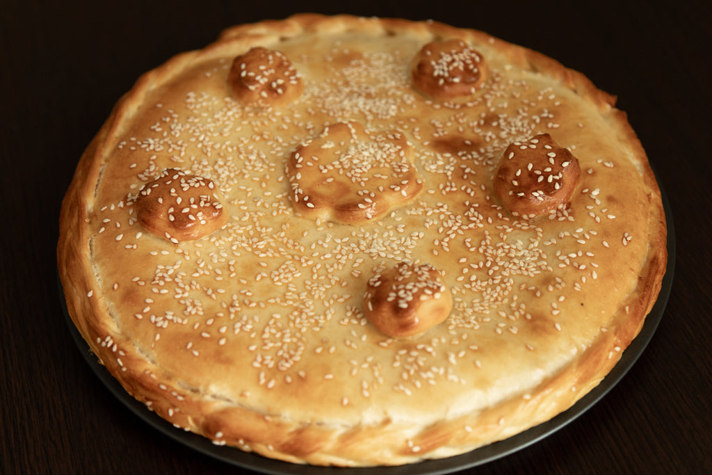 Pastete mit Kartoffeln und Pilzen