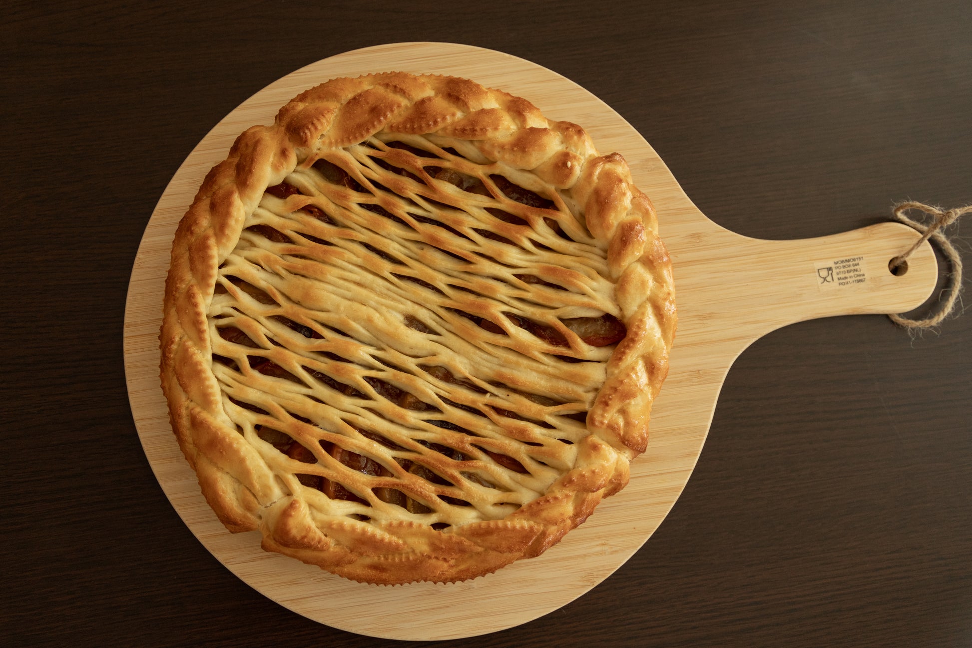 Pastete mit Äpfeln und Zimt