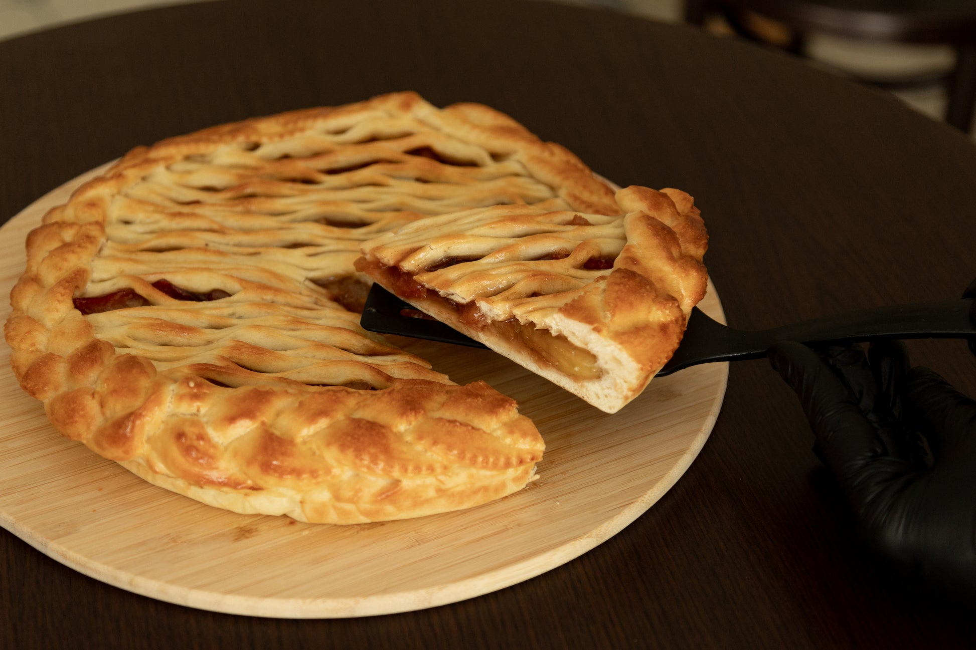 Pastete mit Äpfeln und Zimt