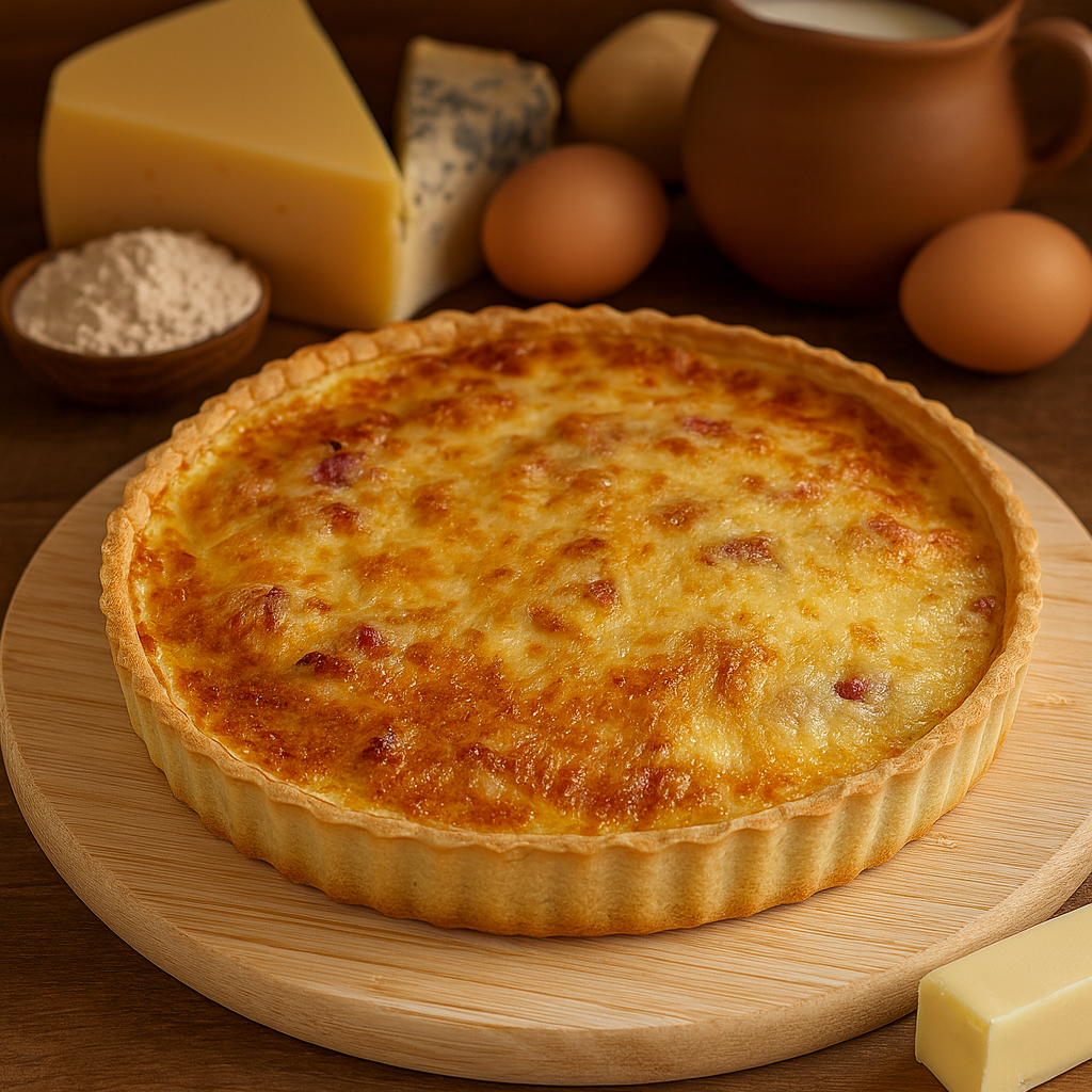 Quiche Lorraine – mit Gruyère & Speck