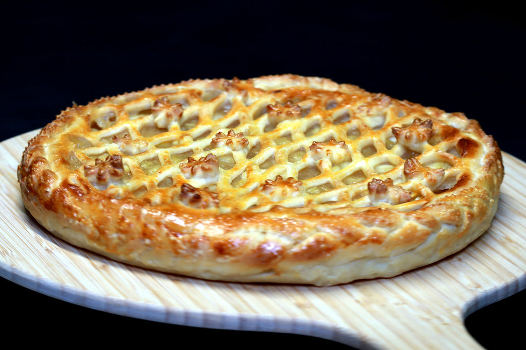 Pastete mit Äpfeln und Zimt