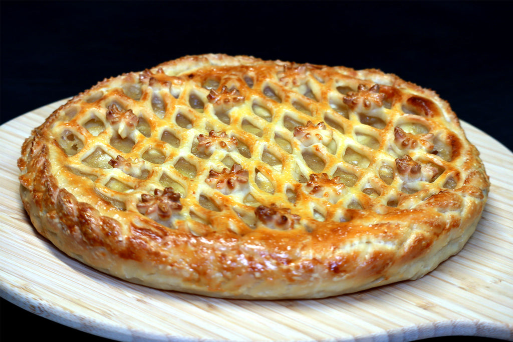 Pastete mit Äpfeln und Zimt