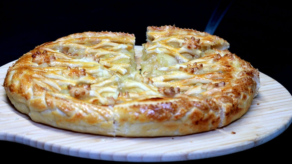 Pastete mit Äpfeln und Zimt