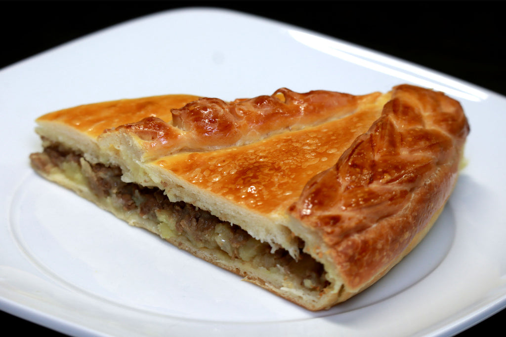 Pastete mit Kartoffeln und Fleisch