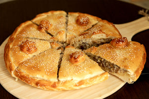 Pastete mit Kartoffeln und Pilzen