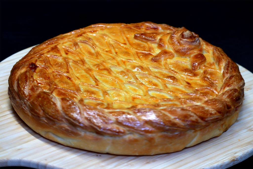 Pastete mit Kohl und Fleisch