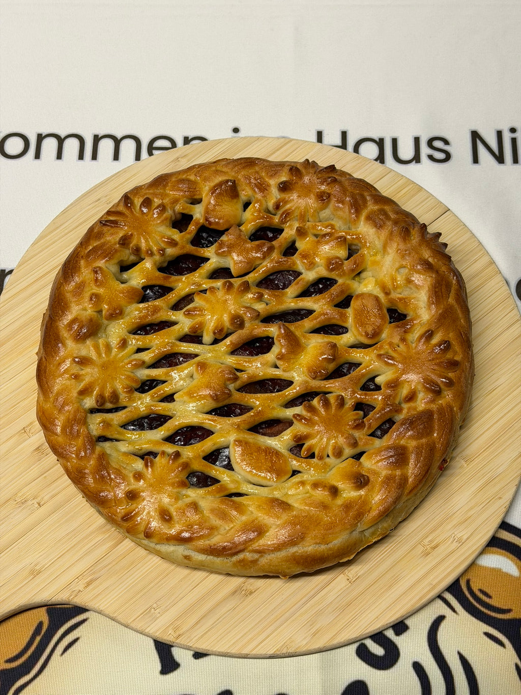 Pastete mit Pflaumen