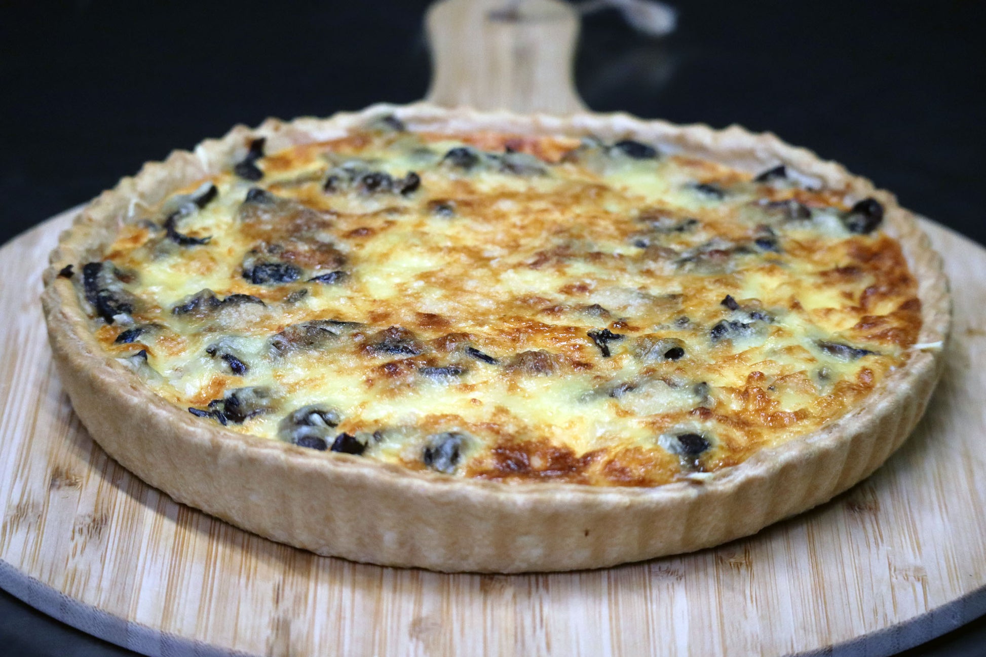 Quiche mit Hähnchen & Pilzen