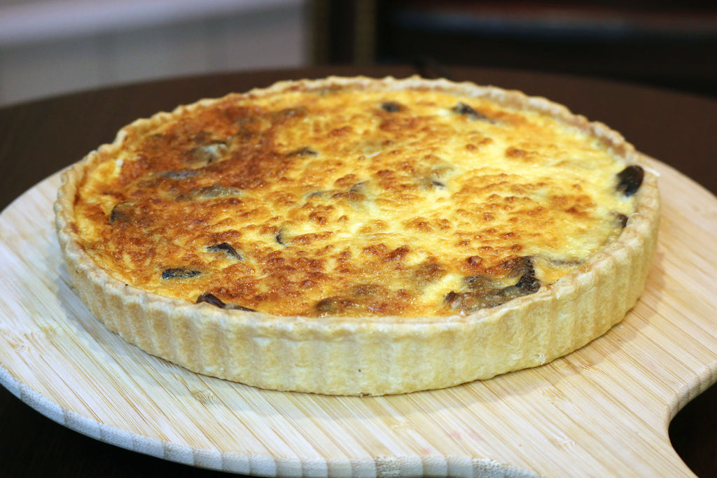 Quiche mit Hähnchen & Pilzen