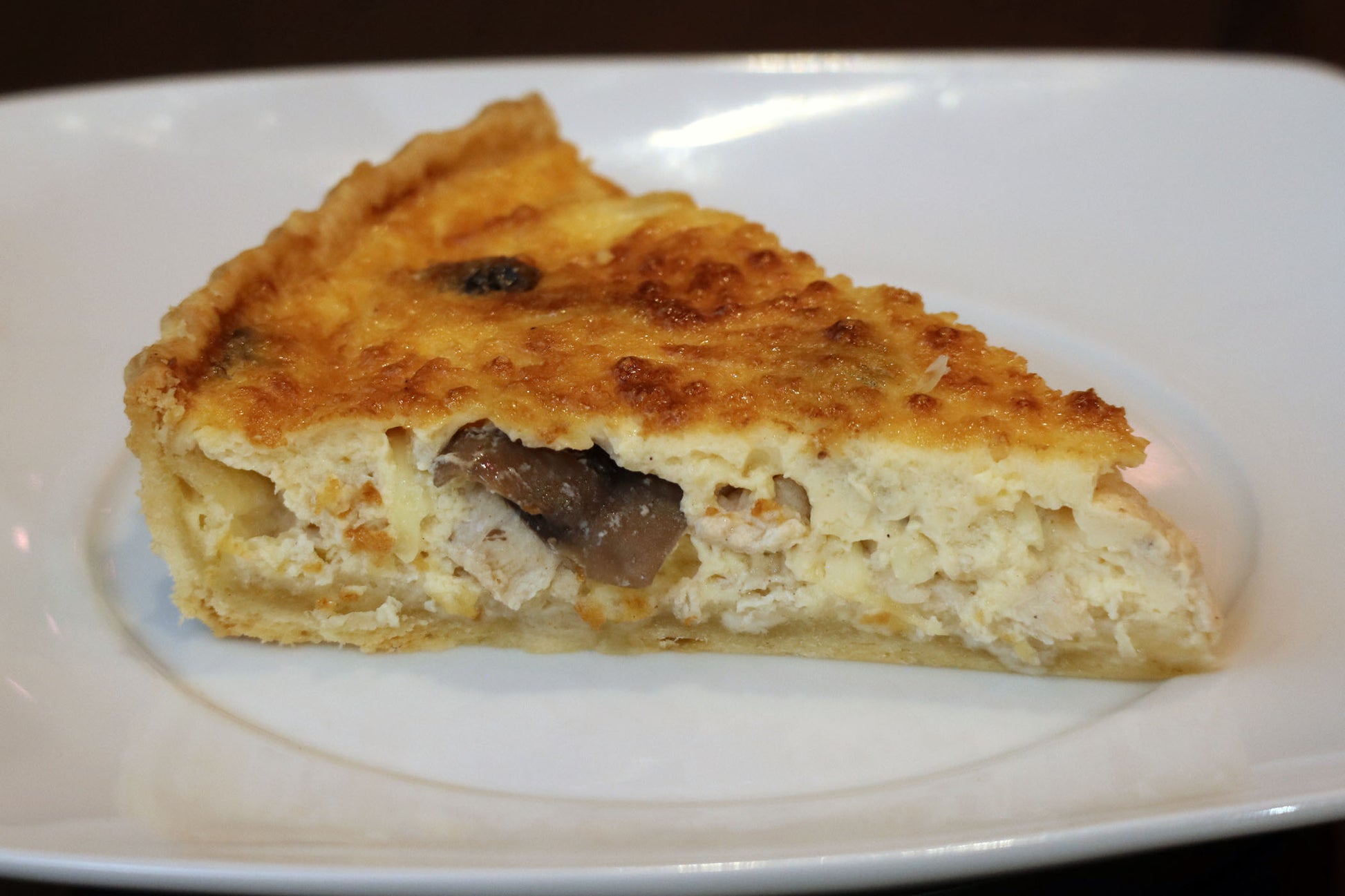 Quiche mit Hähnchen & Pilzen