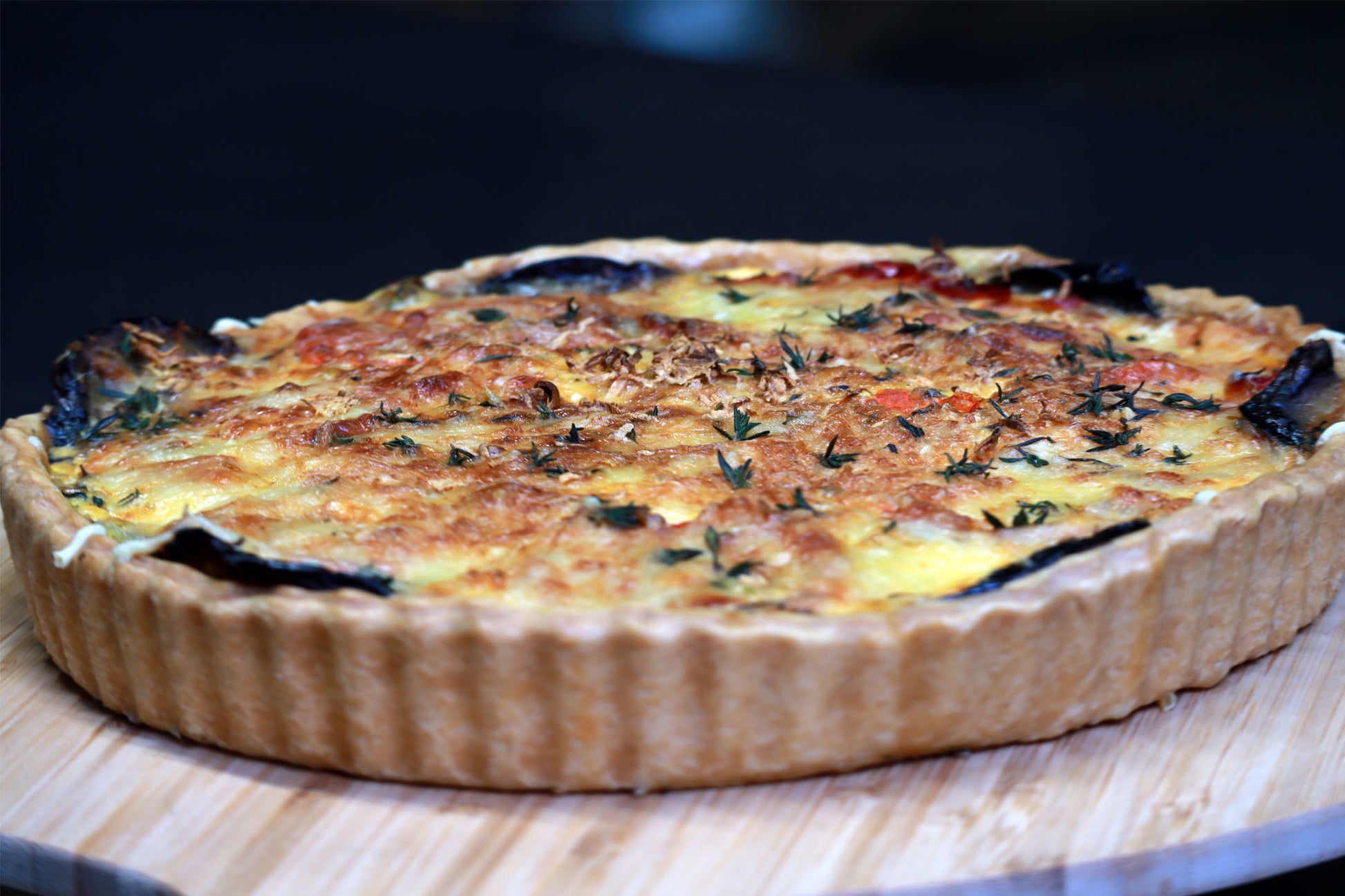 Quiche „Ratatouille“ – mit Gemüse & Kräutern