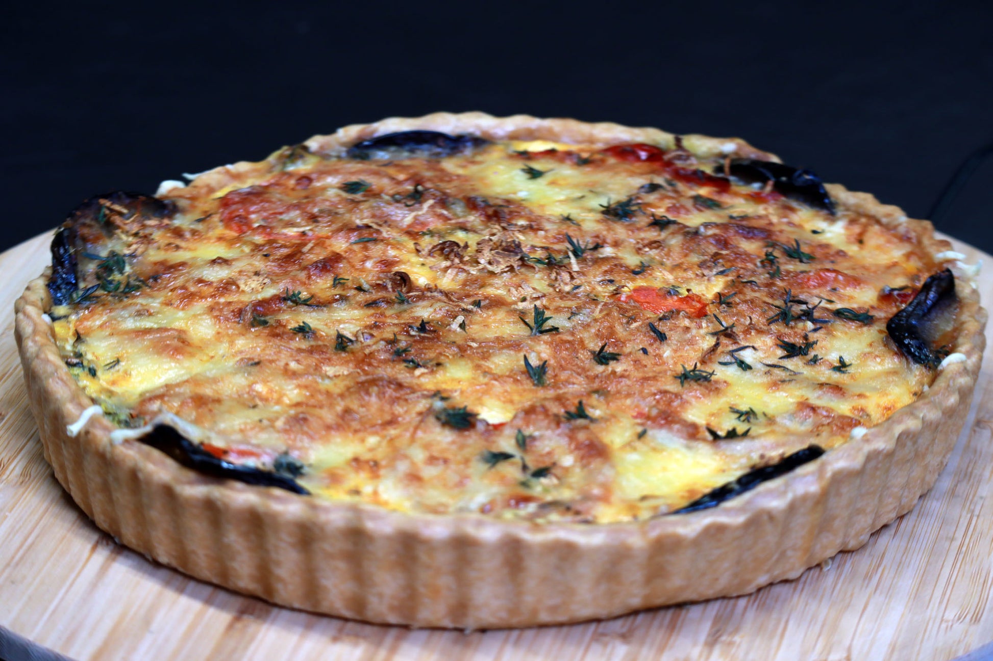 Quiche „Ratatouille“ – mit Gemüse & Kräutern