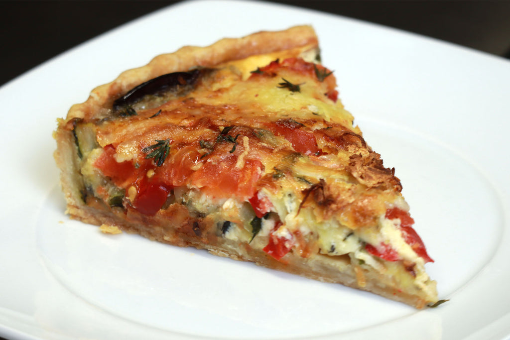 Quiche „Ratatouille“ – mit Gemüse & Kräutern
