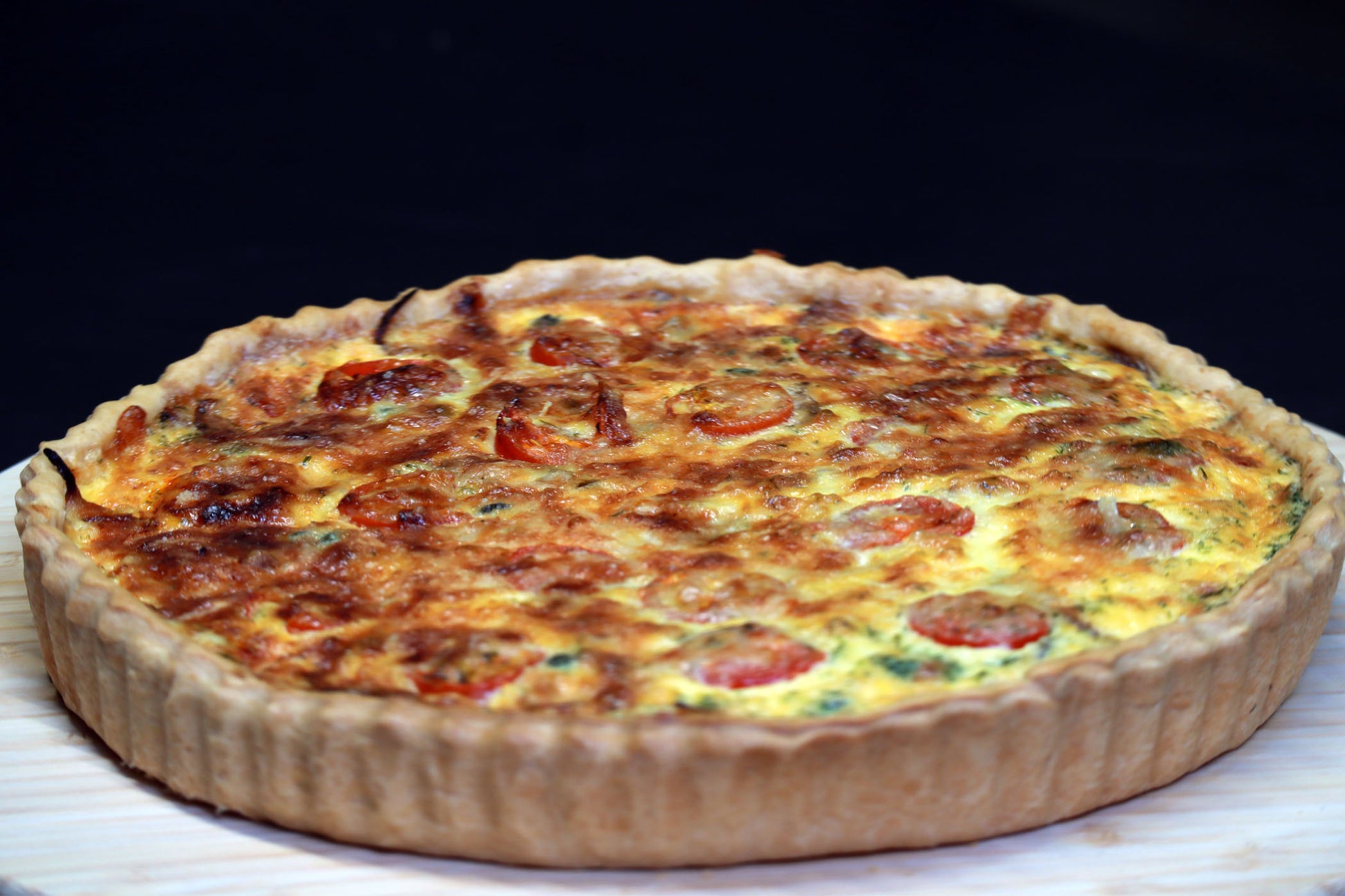 Quiche mit Thunfisch & Kirschtomaten