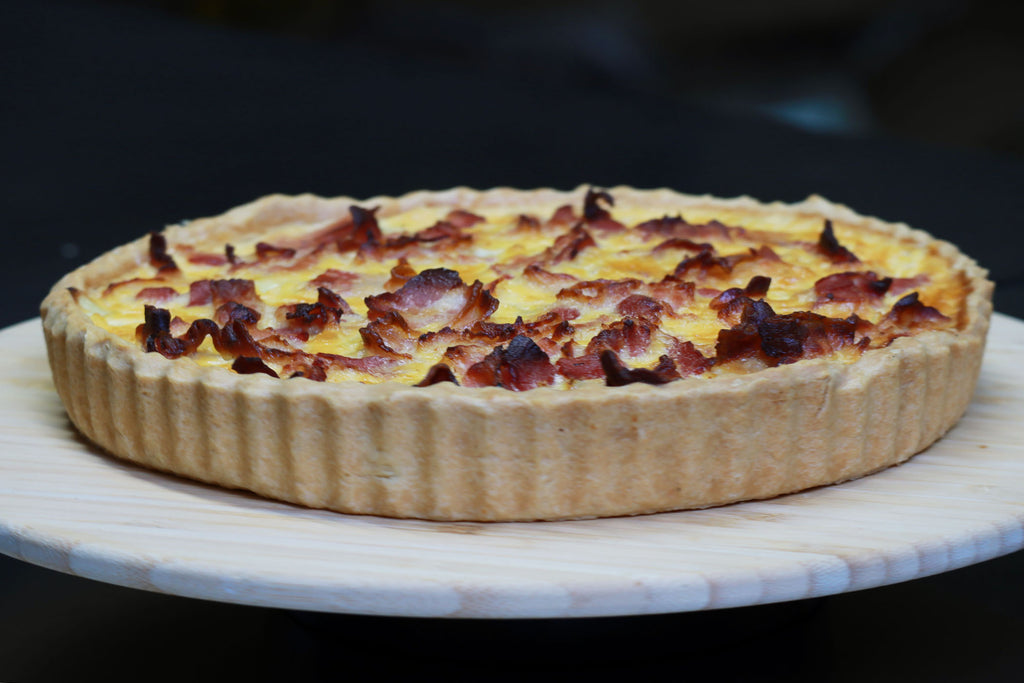 Quiche mit Zwiebeln & Speck