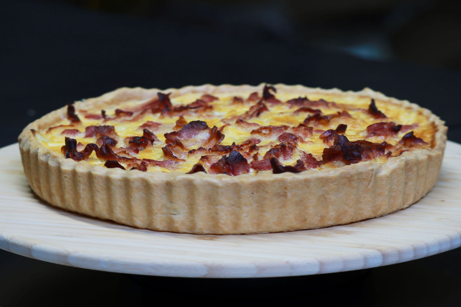 Quiche mit Zwiebeln & Speck