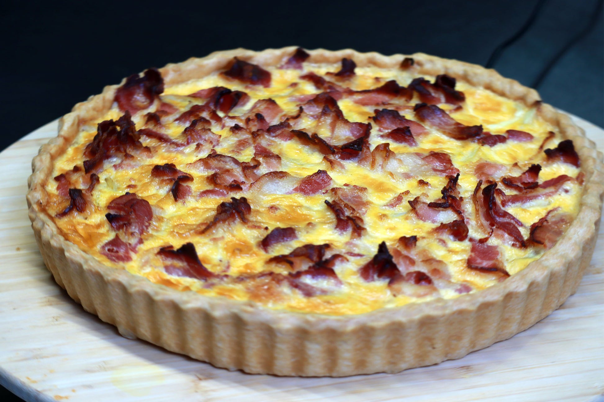 Quiche mit Zwiebeln & Speck