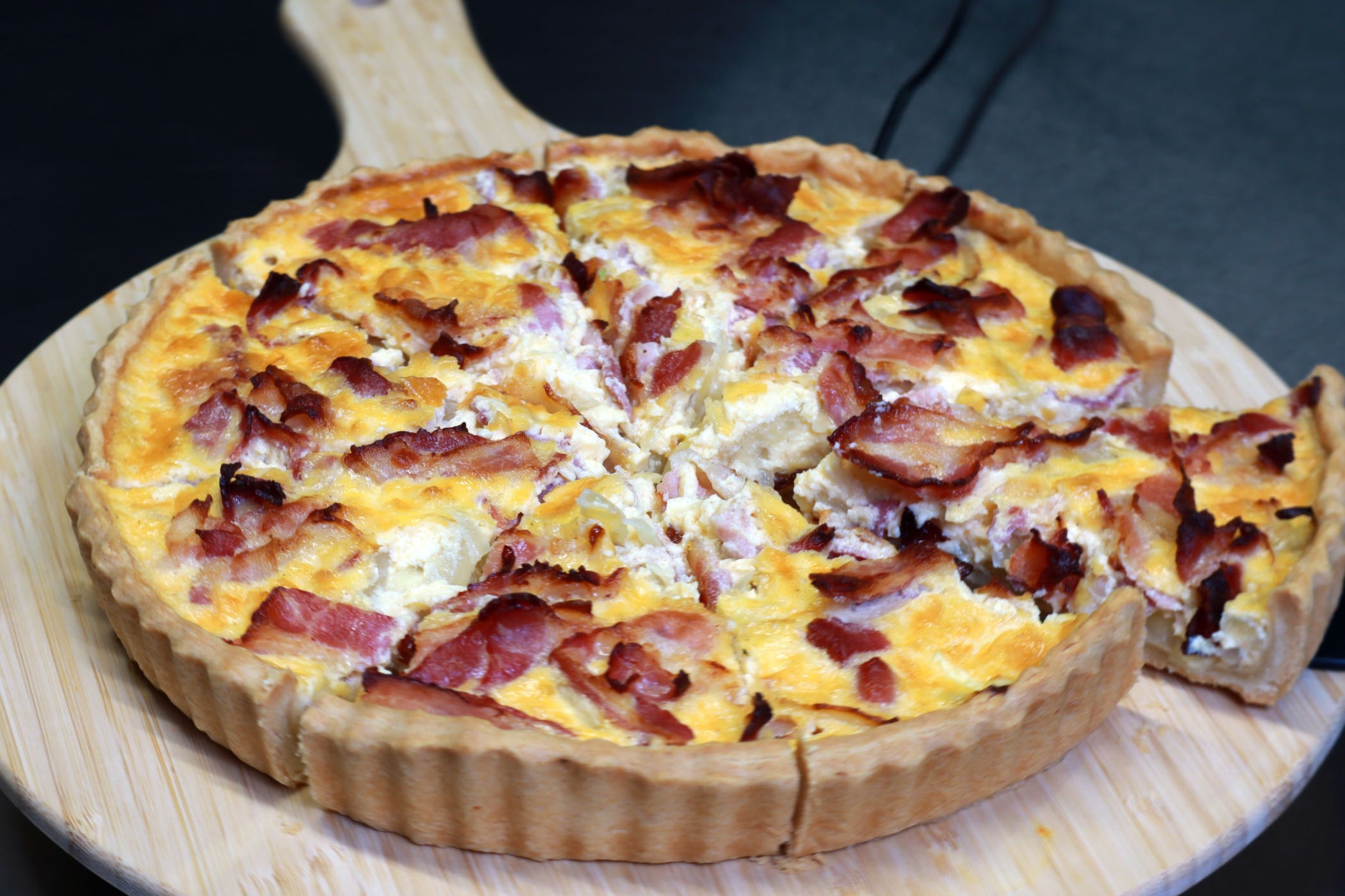 Quiche mit Zwiebeln & Speck
