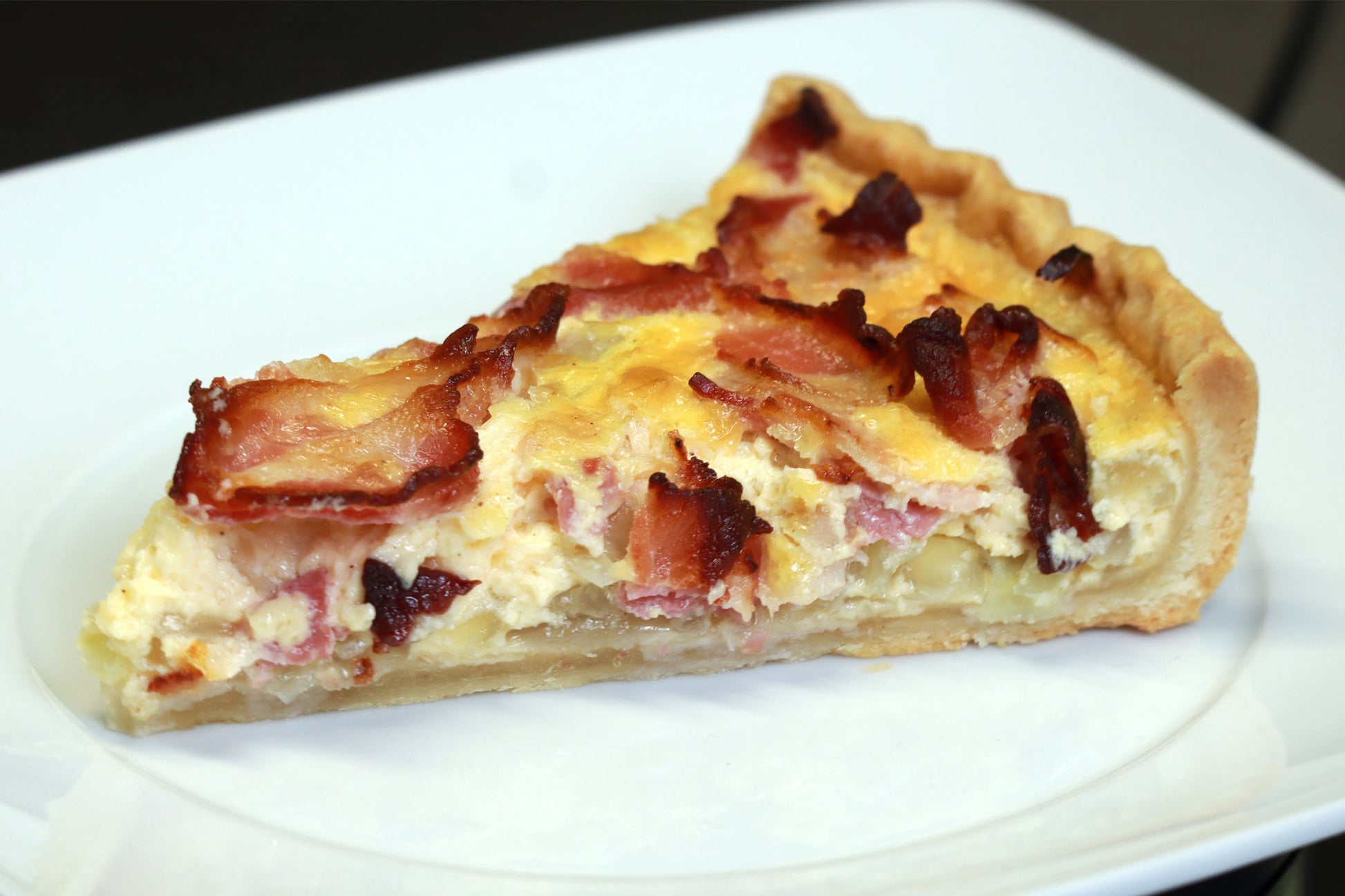 Quiche mit Zwiebeln & Speck