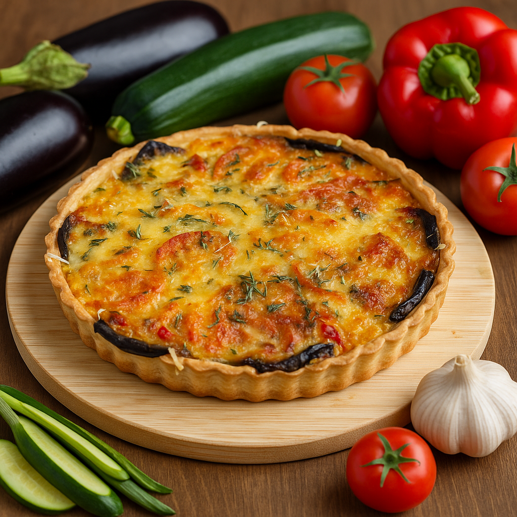 Quiche „Ratatouille“ – mit Gemüse & Kräutern