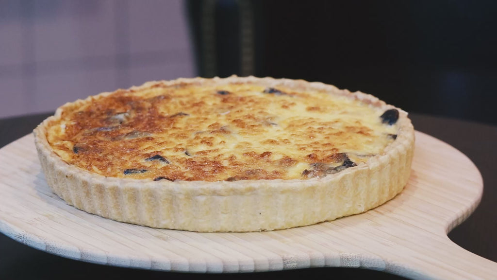 Quiche mit Hähnchen & Pilzen