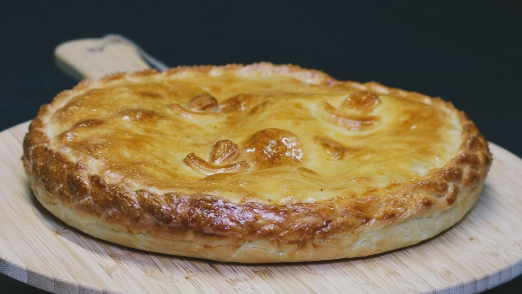 Pastete mit Kartoffeln und Pilzen