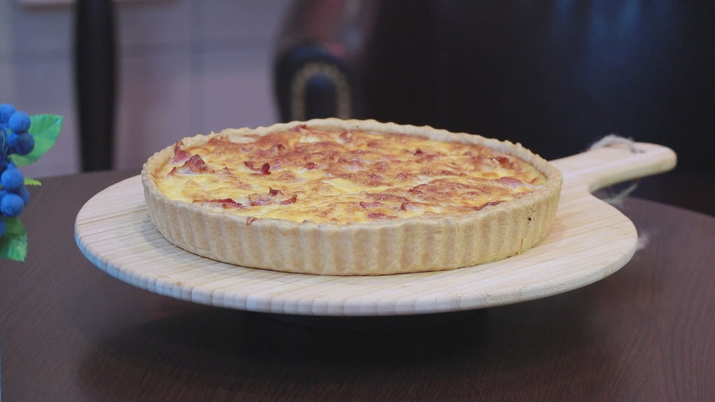 Quiche Lorraine – mit Gruyère & Speck