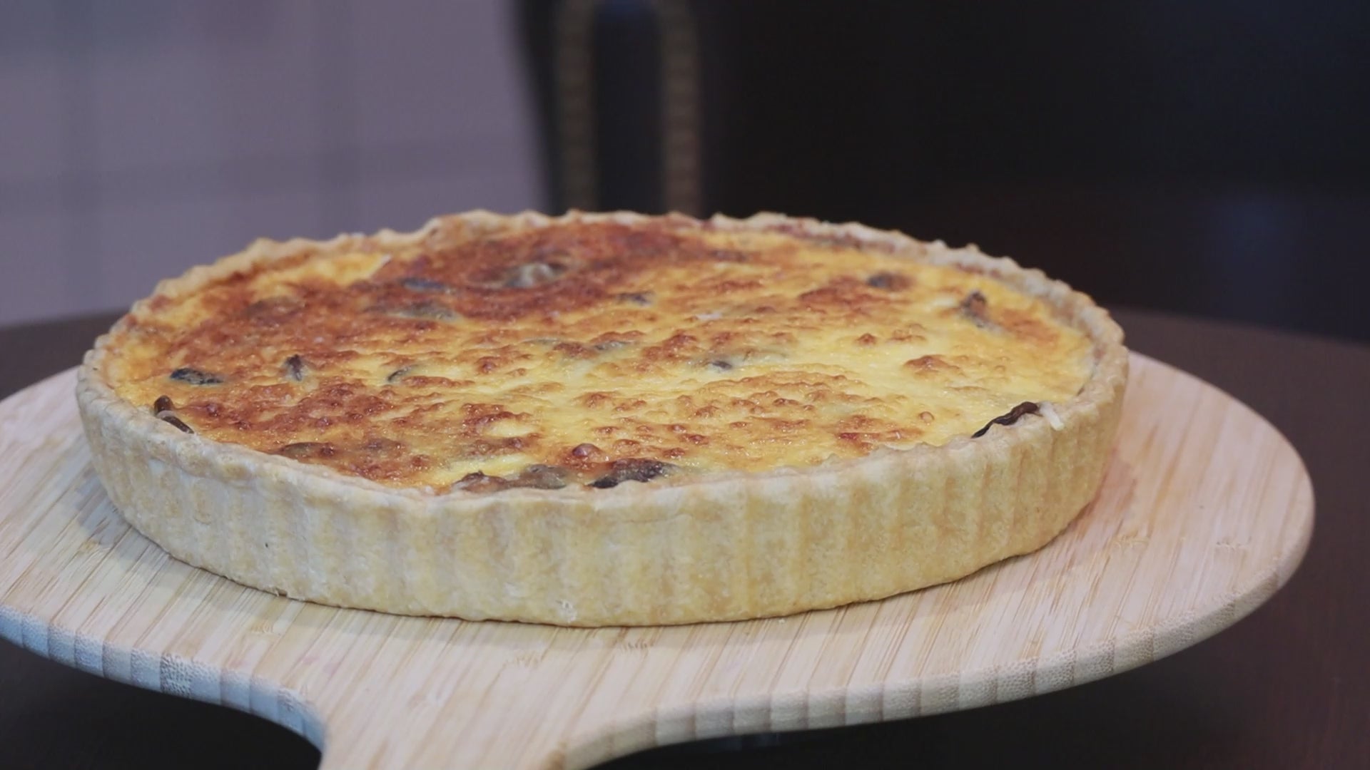 Quiche mit Hähnchen & Pilzen