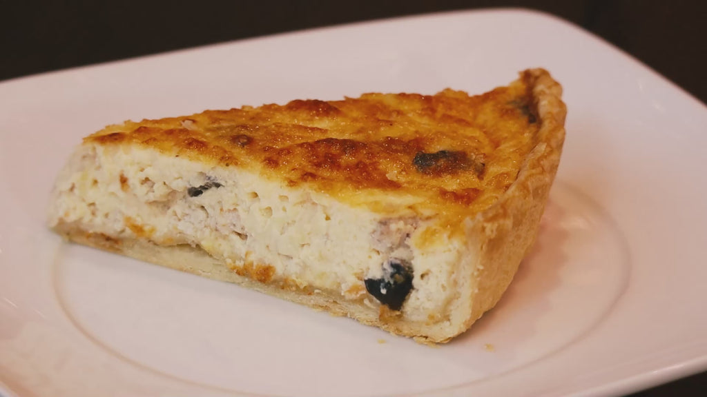 Quiche mit Hähnchen & Pilzen