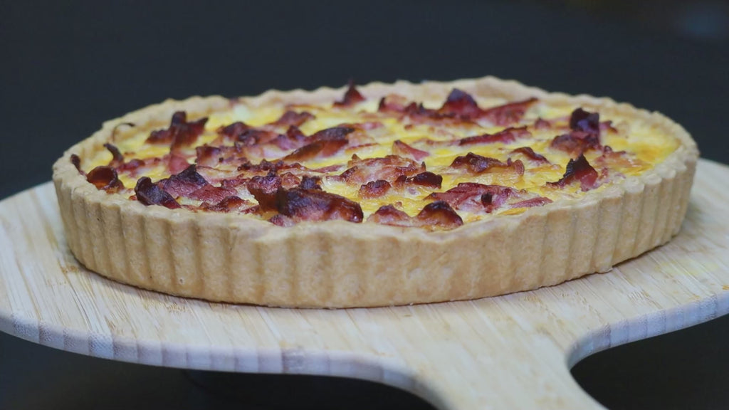 Quiche mit Zwiebeln & Speck