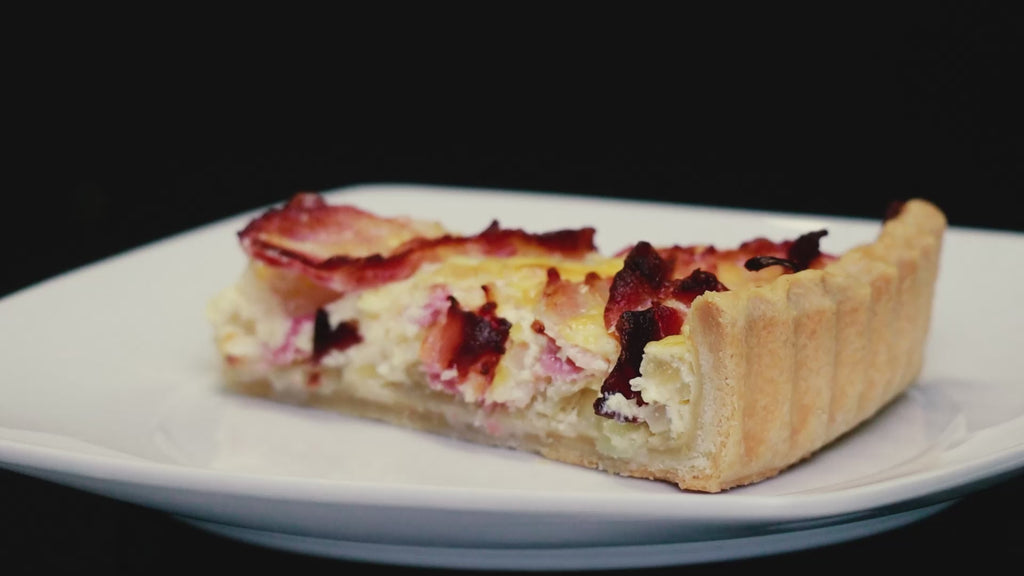 Quiche mit Zwiebeln & Speck