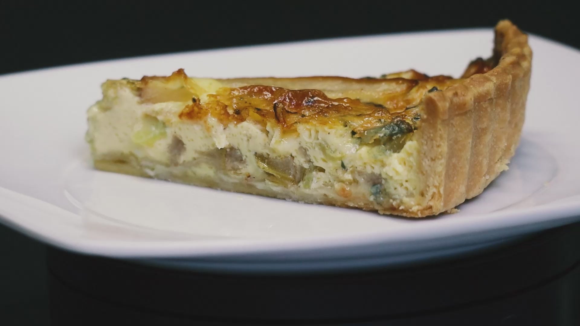 Quiche mit Birne & Blauschimmelkäse